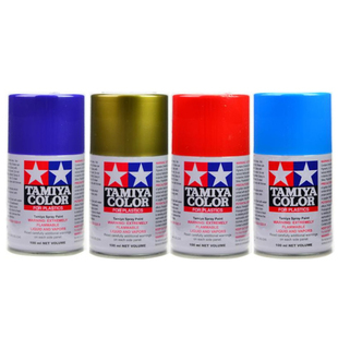 田宫喷罐TS1 24 金属色模型漆喷灌 高达 手办光油保护自喷漆100ml