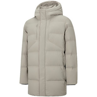 【新品】RAPIDO雳霹道2025年冬季男士GOLF连帽中长羽绒服90%鹅绒