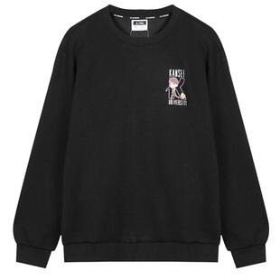 乔丹强风吹拂IP联名卫衣男士圆领长袖2026秋冬季新款宽松运动上衣