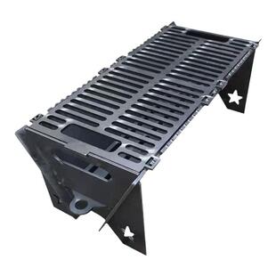 烧烤炉支架烤全羊专用便携式三挡调节烤羊腿叉子加厚烧碳烤叉支架