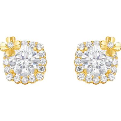 周六福耳钉女几何耳饰S925银高级感小众送女友本命年礼物