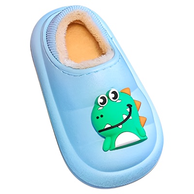 防水儿童棉拖鞋男童秋冬季家居