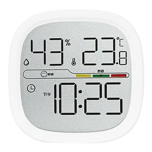 冰箱贴磁吸时钟桌面电子温湿度计闹钟母婴家用壁挂温湿度表厨房钟