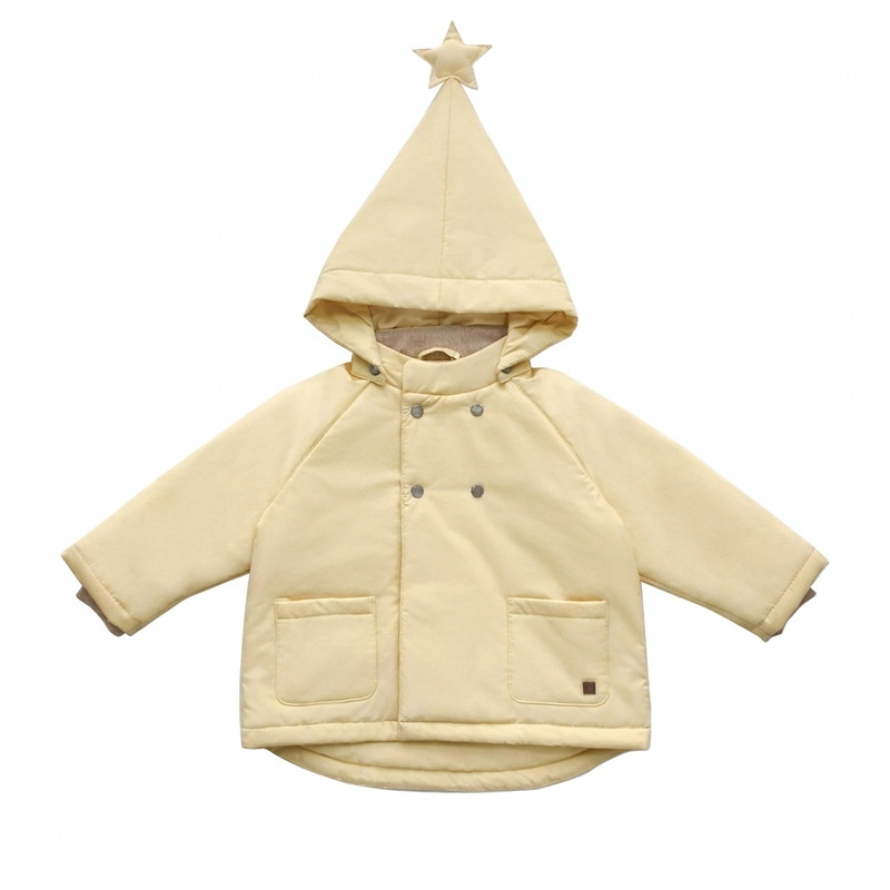 RC童装新品精灵帽棉服外套