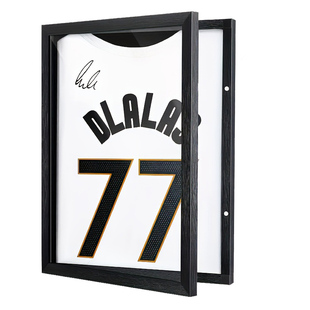 足球篮球磁吸翻盖框纪念衬衫T恤衫收藏展示画框球衣收纳相框挂墙