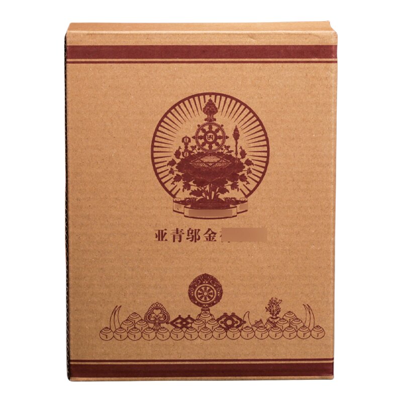 格桑花彩绘树脂转经轮底座