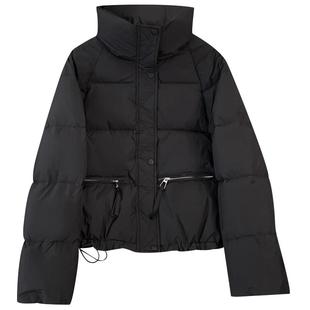 立领高级感超好看短款羽绒服女士2025冬天新款韩系潮流面包服外套