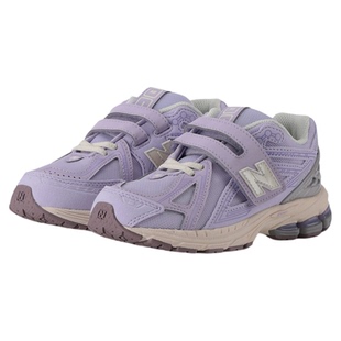 New Balance nb童鞋男女4-7岁中童秋萌紫网面缓震运动鞋PV1906ES