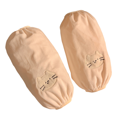 可爱猫咪袖套女秋冬上班耐脏防污