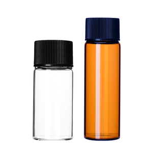 2/3/5/10/15/20/30/40/60ml透明玻璃螺口瓶 样品瓶 试剂瓶 种子瓶