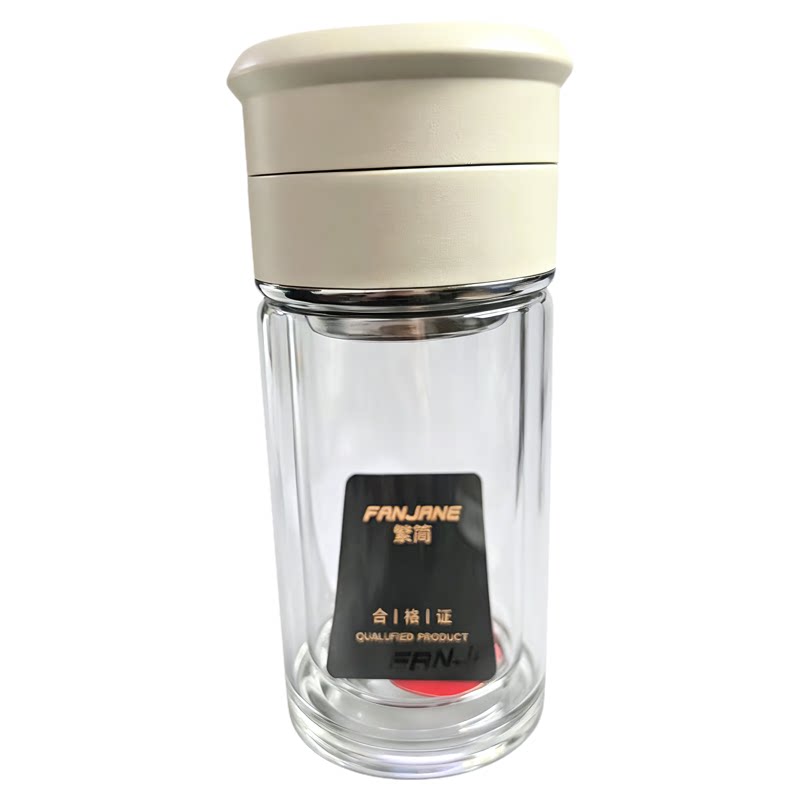 繁简迷你双层隔热玻璃杯