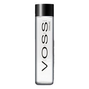 voss矿泉水玻璃瓶375ml/800ml整箱voss芙丝气泡水饮用天然矿泉水