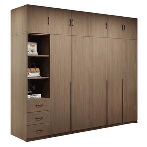 儿童衣柜0甲醛卧室家用五门柜子出租房用可定制小户型收纳大衣橱