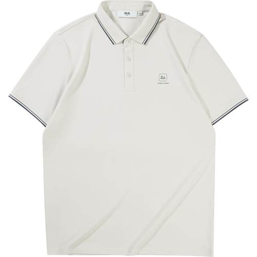 HLA/海澜之家中华龙凉感短袖POLO衫26春夏翻领透气T恤爸爸款男士
