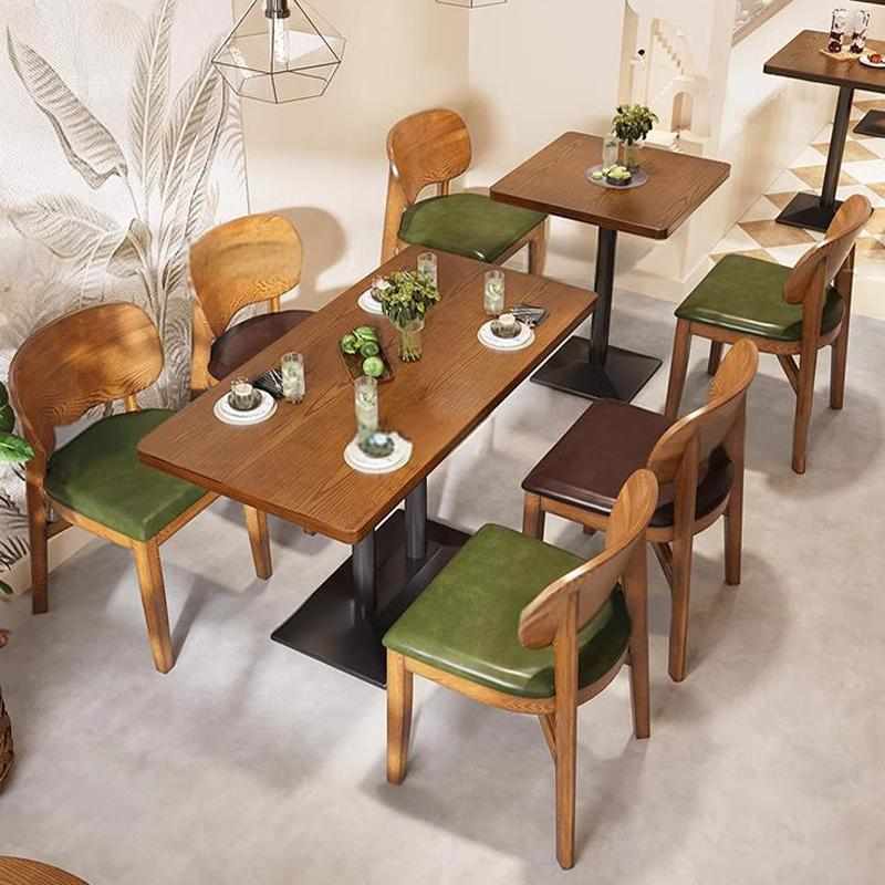 新疆包邮复古咖啡馆西餐厅餐桌椅沙发组合洽谈甜品店奶茶餐厅店餐