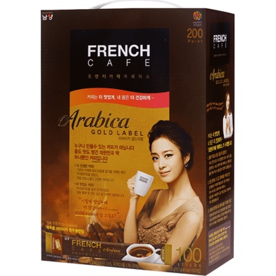 阿拉比卡韩国french咖啡100条装