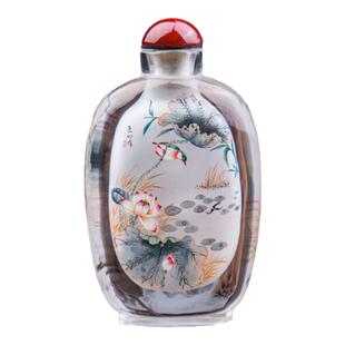 衡水内画鼻烟壶纯手工绘画摆件送礼出国送老外领导商务生日礼物