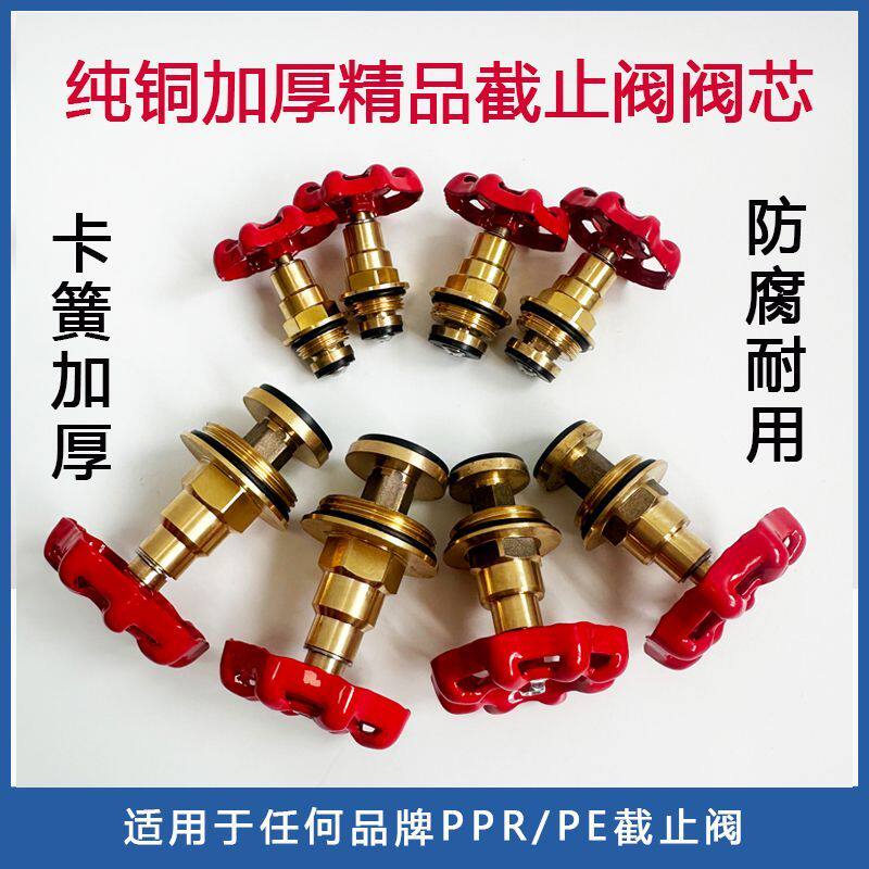 水管阀门开关止水阀芯PPR截止阀阀芯PE阀门芯升降式2025水管自来