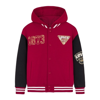 【新年马年】李维斯男童外套2026春季红色拜年服儿童过年衣服女童