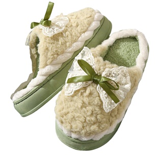 棉拖鞋女款冬季2025新款加绒加厚厚底保暖毛毛拖鞋女棉鞋居家棉