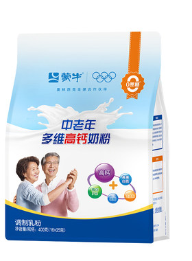 蒙牛中老年多维高钙奶粉营养补钙