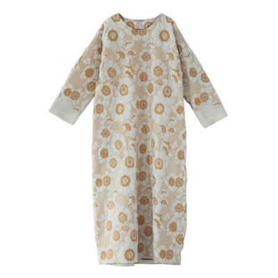 简约高级连衣裙羊羔毛花朵提花