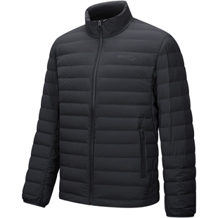 Saucony索康尼运动户外轻薄保暖休闲百搭日常通勤短款羽绒服男