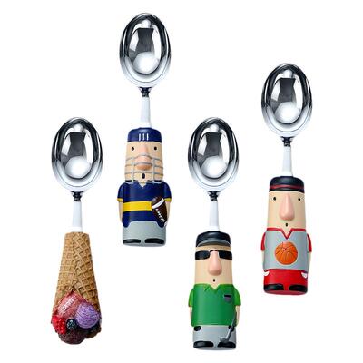 onlycook树脂卡通冰激凌勺子冰淇淋球家用挖勺器商用挖球器雪糕勺