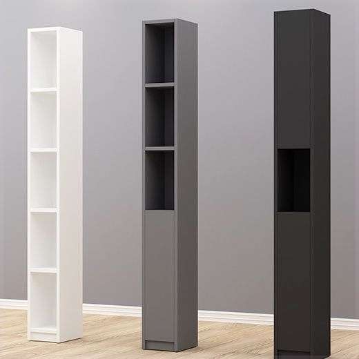 夹缝书柜小书架落地窄缝转角缝隙角落墙角收纳柜储物置物立柜超窄