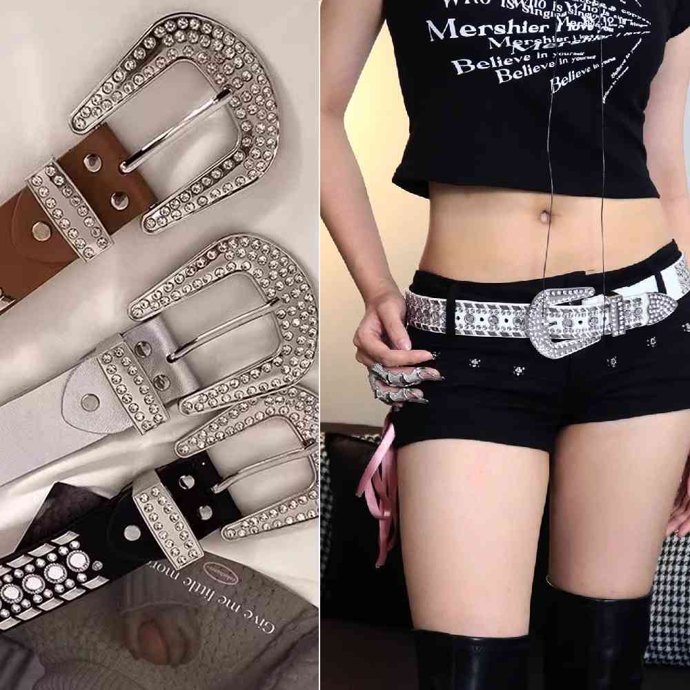 腰带女款设计感小众千禧辣妹皮带y2k装饰低腰牛仔裤腰带女高级感