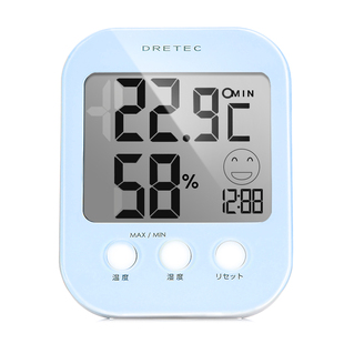 日本多利科温湿度计家用室内高精准度温度计婴儿房湿度计数字大屏