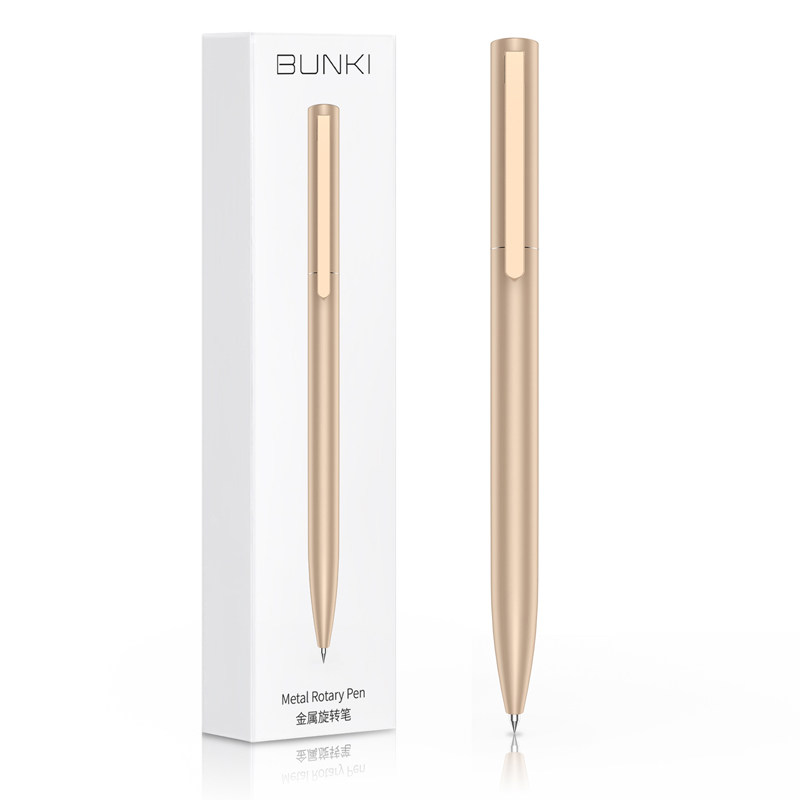 BUNKI 金属旋转中性笔签字笔 礼品礼物