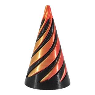 热销3D打印解压旋旋乐玩具螺旋立体结构指尖摆件双色漩涡玩具