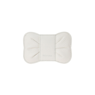 threetimes2026高级感女士卡包甜美蝴蝶结小包别致简约迷你手拿包