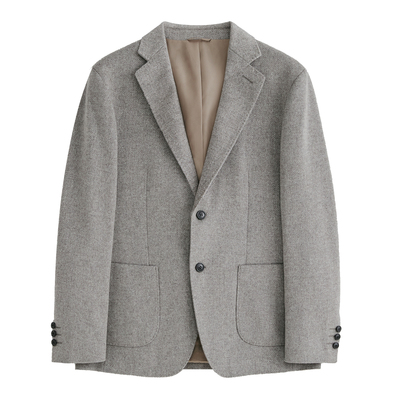 高品质厚实羊毛羊绒面料休闲西装