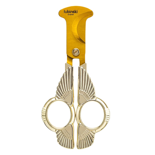 LUBINSKI鲁宾斯基雪茄剪刀时尚个性锋利顺滑金属大口径手柄式剪切