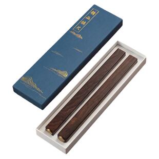 中心点黑檀木镇纸 实木内嵌黄铜镇尺实心铜木 压纸书写绘画书画镇尺 学生书法作品镇纸办公室书房摆件