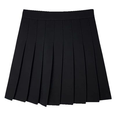 短裙百褶裙学院风白色半身裙白色