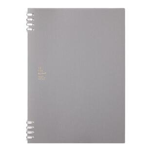 日本锦宫king jim轻薄活页本高颜值活页夹笔记本扣环线圈记事本宫下和限定可拆卸可替换活页本子B5手账本子