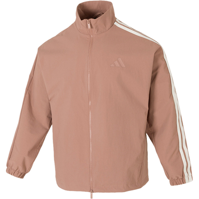 Adidas/阿迪达斯正品2025春季新款男士运动梭织三条纹外套JL6093