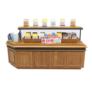 日式面包柜面包展示柜开放式中岛柜蛋糕店敞开式中岛柜面包展示架