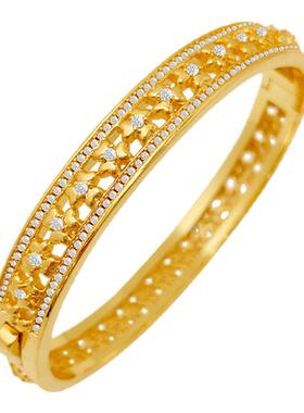 金钻花漾手镯女士轻奢小众高级感