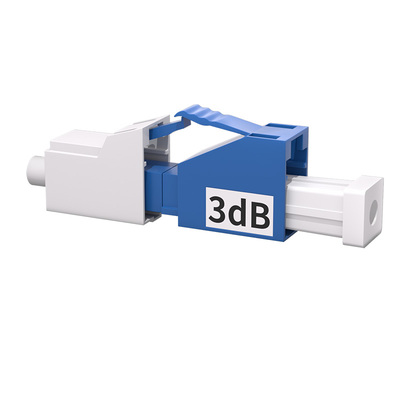TENGFEI 电信级光纤衰减器 LC/UPC阴阳式3/5/7/10dB 公母对接式转换适配器