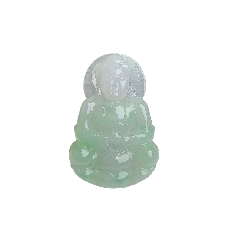 七彩云南天然翡翠观音