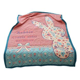 儿童盖毯十层纱布毛巾被纯棉婴儿被子春秋宝宝盖被幼儿园午睡毯子