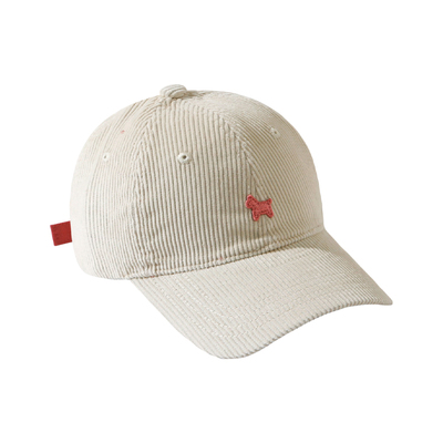 秋冬季灯芯绒显脸小鸭舌帽子女