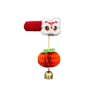 门把手保护套2026新款新年装饰马年挂饰过年春节房门布置毛绒挂件