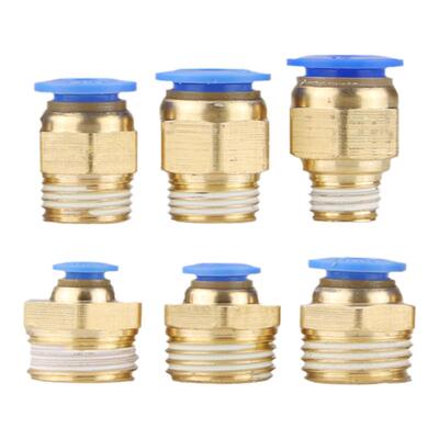 气管螺纹快速接头直通快插