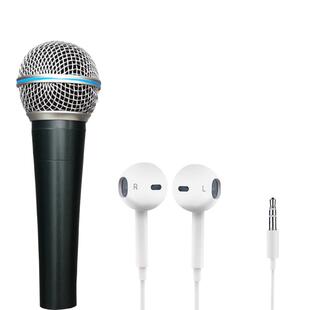 安卓Typec扁孔口苹全民k果唱盈吧尔K30手机唱歌麦克风话筒小迷你