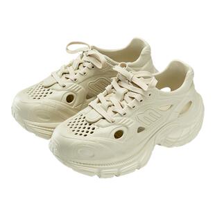 利达妮洞洞鞋女款2026新款夏外穿防滑厚底运动沙滩涉水溯溪凉鞋女